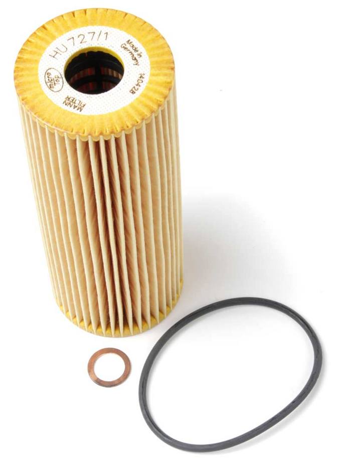 MANN-FILTER マンフィルター オイルフィルター Mercedes Benz CLK 208335 M111 (純正品番:A 104 180 01 09) HU727/1X